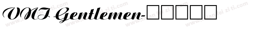 VNI Gentlemen字体转换